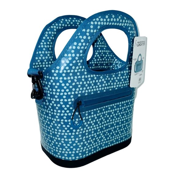 Insulated Lunch Bag for Women Teal/ Turquoise Lunch Tote Woman Lunch Bag Purse - Picture 2 of 6